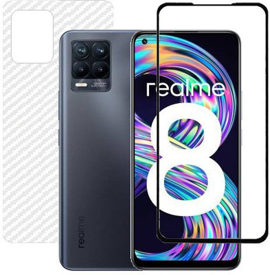 ECMERED Front and Back Screen Guard for REALME 8, REALME 8 PRO(Pack of 1)