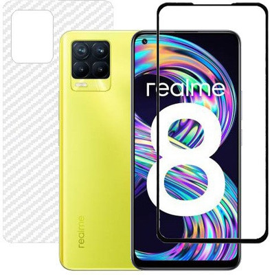 ECMERED Front and Back Screen Guard for REALME 8, REALME 8 PRO(Pack of 1)