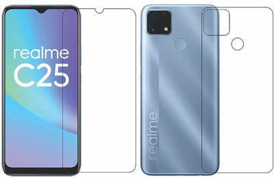 Nawab Collection Front and Back Screen Guard for Realme C 25(Pack of 2)