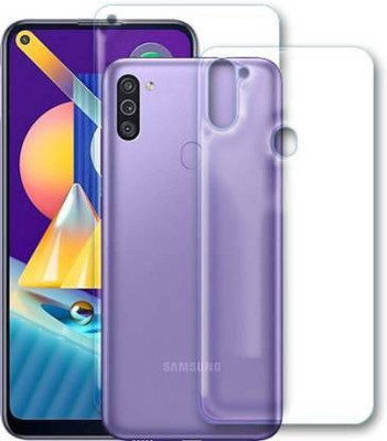 TevarSmart Front and Back Tempered Glass for Samsung Galaxy A11(Pack of 2)