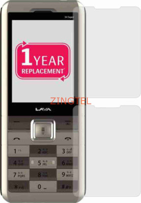ZINGTEL Impossible Screen Guard for LAVA 34 PLUS (Flexible Shatterproof)(Pack of 1)