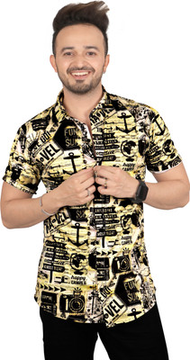 fabzy Men Printed Casual Multicolor Shirt