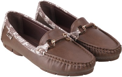 MOCHI Loafers For Women(Brown)