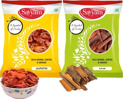 Sayyam Spices Combo|Javitri-50gm|Kalmi 50gm|Combo pack of 100gm(2 x 50 g)