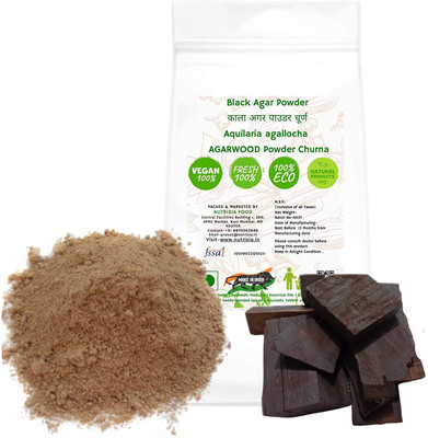 Nutrixia food Black Agar Powder/काला अगर पाउडर चूर्ण/ Aquilaria agallocha/AGARWOOD Powder Churna 100 Gms(100 g)