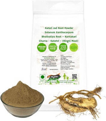 Nutrixia food Kateri Jad Root Powder Solanum Xanthocarpum Bhatkatiya Root Powder – Kantakari Churna - Katehri - (Ringni Mool 100 Gms(100 g)