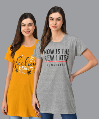 Christy World Women Nightshirts(Multicolor)