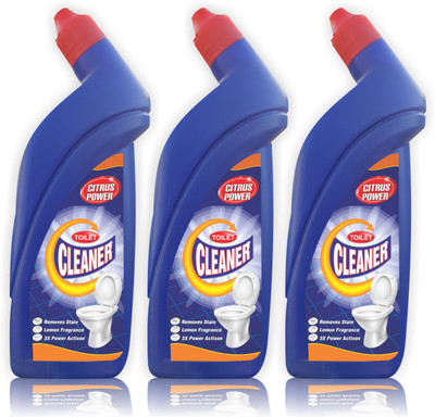 CITRUS POWER Toilet Cleaner 500ml Pack of 3 Citrus Liquid Toilet Cleaner(3 x 166.67 ml)