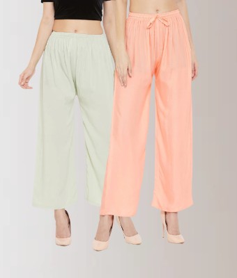 STYLE PREZONE Relaxed Women Cream Trousers