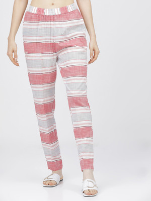 Vishudh Regular Fit Women Multicolor Trousers