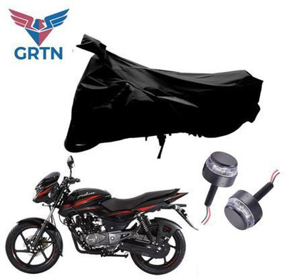 GRTN Waterproof Two Wheeler Cover for Bajaj(Pulsar 150, Black)