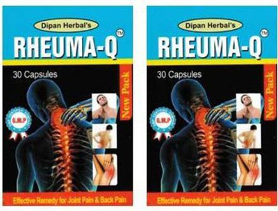 Dipan Herbal Rheuma-Q Pack of 2 Capsules(2 x 30 Units)