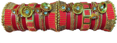Soniaa Creation Plastic Zircon Chudas(Pack of 34)