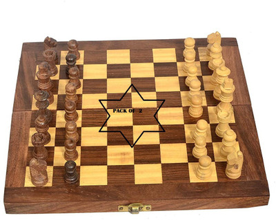 KOKIWOOWOO Hand Crafted Wooden Chess Strategy & War Board Game
