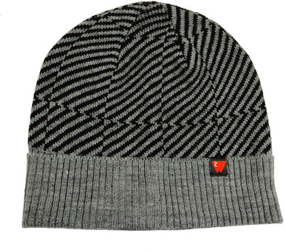 Warmzone Striped Beanie Cap