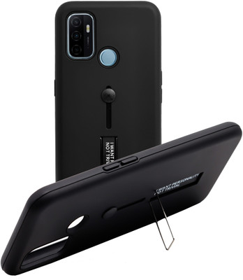 VAKIBO Back Cover for Oppo A53(Black, Rugged Armor)