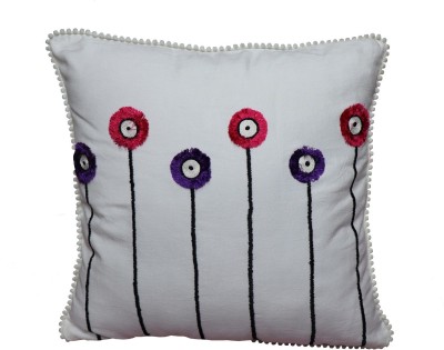 Hugs N Rugs Self Design Cushions Cover(40 cm*40 cm, Multicolor)