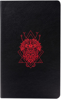 Pennline Alpha A5 Notebook Ruled 192 Pages(RED,BLACK)