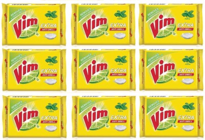 Vim anti smell Bar 9 Dishwash Bar(9 x 200 g)