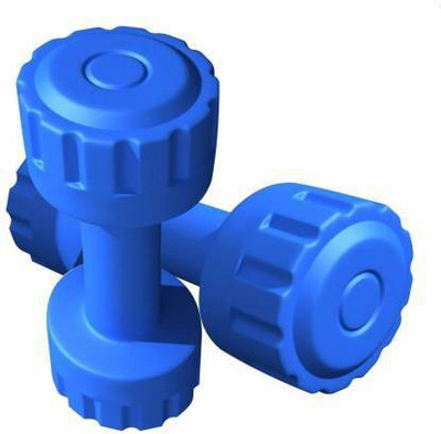 GRIFFIN PVC Dumbbell Set Bodybuilding Gym Workout PVC Shell Dumbbells Weights (Pack Of 2) Fixed Weight Dumbbell(3 kg)