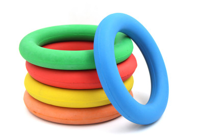 XRON Tennikoit Ring Sponge Filled 5 Pcs Rubber Tennikoit Ring(Pack of 5)