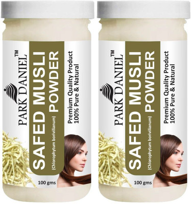 PARK DANIEL Premium Safed Musli Powder Combo Pack 2 bottles of 100 gms(200 gms)(200 g)
