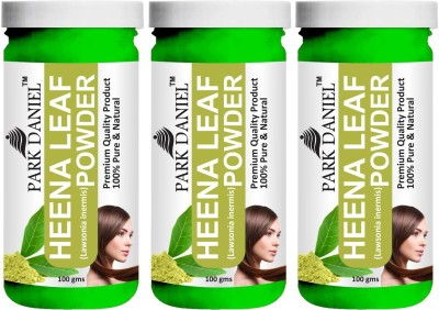 PARK DANIEL Premium Heena Powder- For Hair Color Combo Pack 3 bottles of 100 gms(300 gms)(300 g)
