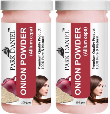 PARK DANIEL Premium Onion Powder- For Hair Mask Combo Pack 2 bottles of 100 gms(200 gms)(200 g)