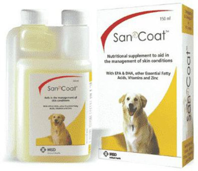 MSD SANCOAT skin supplement for dogs and cats 150ml Pet Health Supplements(150 ml)