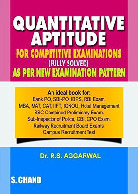 Quantitative Aptitude For Competitive Examinations(Paperback, rs agarwal)
