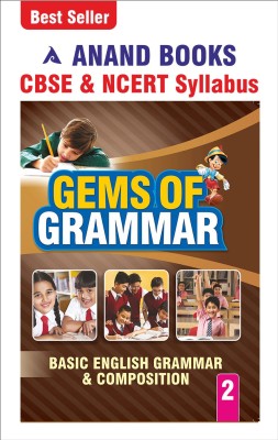Anand Books Gems Of Grammar 2 English Grammar & Composition Book For Class 2nd (Hindi Medium) CBSE & NCERT Syllabus U.P. Board(Paperback, Anand Books)