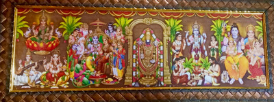 FRAMTASTIC Sai baba ,Laxmi Mata ganesh bhagwan durga mata hanuman ji religious Frame Religious Frame