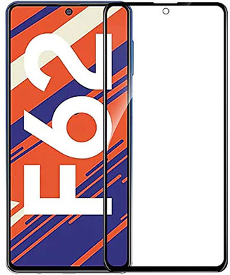 HSONEX Edge To Edge Tempered Glass for Samsung Galaxy F62(Pack of 1)