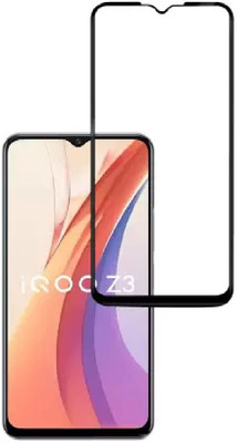 welldesign Edge To Edge Tempered Glass for Vivo iQOO Z3, Vivo iQOO Z3 5G(Pack of 1)