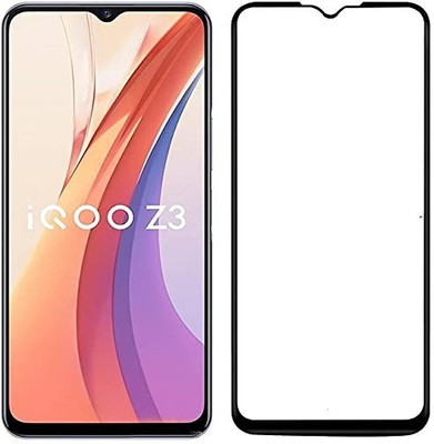 welldesign Edge To Edge Tempered Glass for Vivo iQOO Z3, Vivo iQOO Z3 5G(Pack of 1)