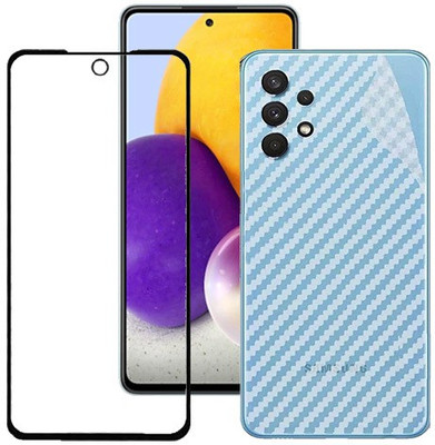 HOBBYTRONICS Front and Back Screen Guard for Samsung Galaxy A72(Pack of 1)