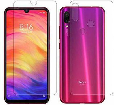 ISHANGEL Front and Back Screen Guard for REDMI MI 7, Gorilla Hammer Proof, flexible fiber unbreakable Screen Protector, [Not a Tempered Glass](Pack of 2)