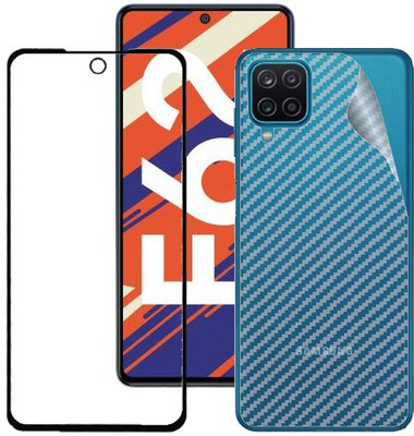 HOBBYTRONICS Front and Back Screen Guard for Samsung Galaxy F62(Pack of 1)