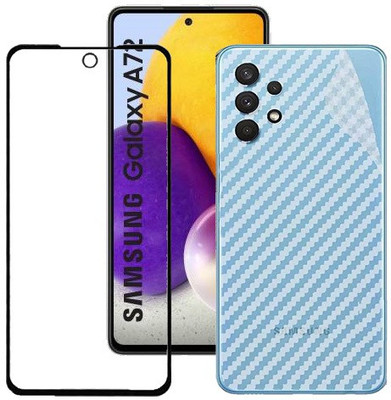 HOBBYTRONICS Front and Back Screen Guard for Samsung Galaxy A72(Pack of 1)