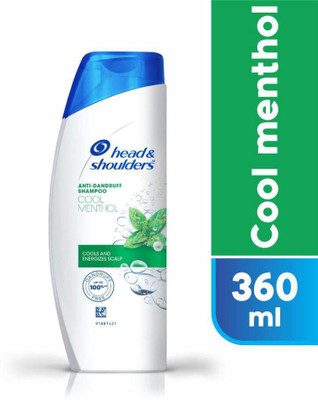 HEAD & SHOULDERS Anti-Dandruff Shampoo Cool Menthol Cools And Energizes Scale(340 ml)