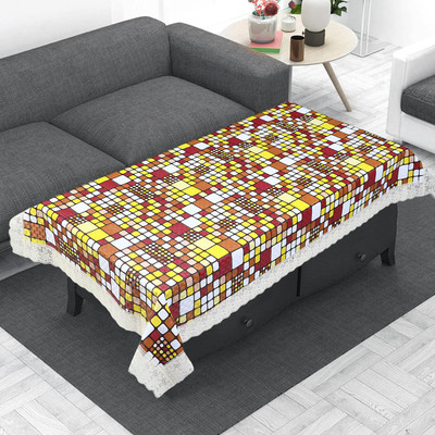 Flipkart SmartBuy Checkered 4 Seater Table Cover(Multicolor, PVC)