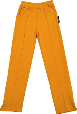 KAYU Regular Fit Girls Yellow Trousers