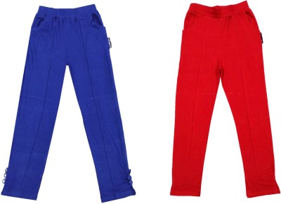 IndiWeaves Regular Fit Girls Blue Trousers