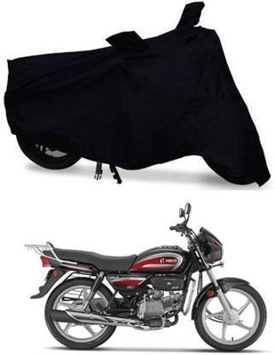 Exciting collections Waterproof Two Wheeler Cover for Hero(MotoCorp Splendor Plus, Black)