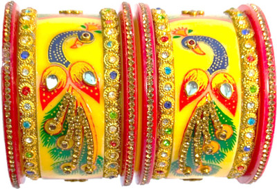 Anshi Creations Plastic Bangle Set(Pack of 10)