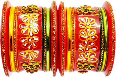 Anshi Creations Plastic Bangle Set(Pack of 10)