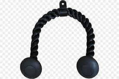 HACKERX Triceps Rope Pull Down Fitness Cable Attachment with Stainless Steel Snap Hook Multi-training Bar