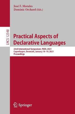 Practical Aspects of Declarative Languages(English, Paperback, unknown)