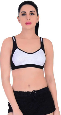 DRAXSTAR BOBY Women Sports Non Padded Bra(Black)