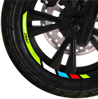Piston Graphics Sticker & Decal for Scooter(Multicolor)